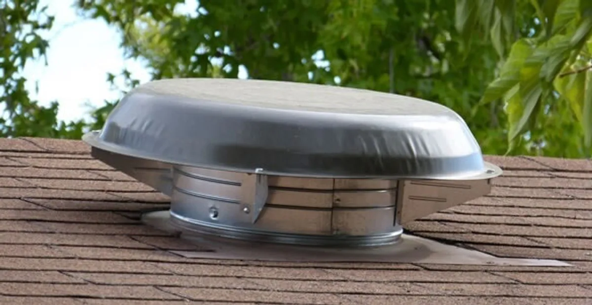 attic fan installation services with low-profile roof ventilation unit in Santa Rosa, CA
