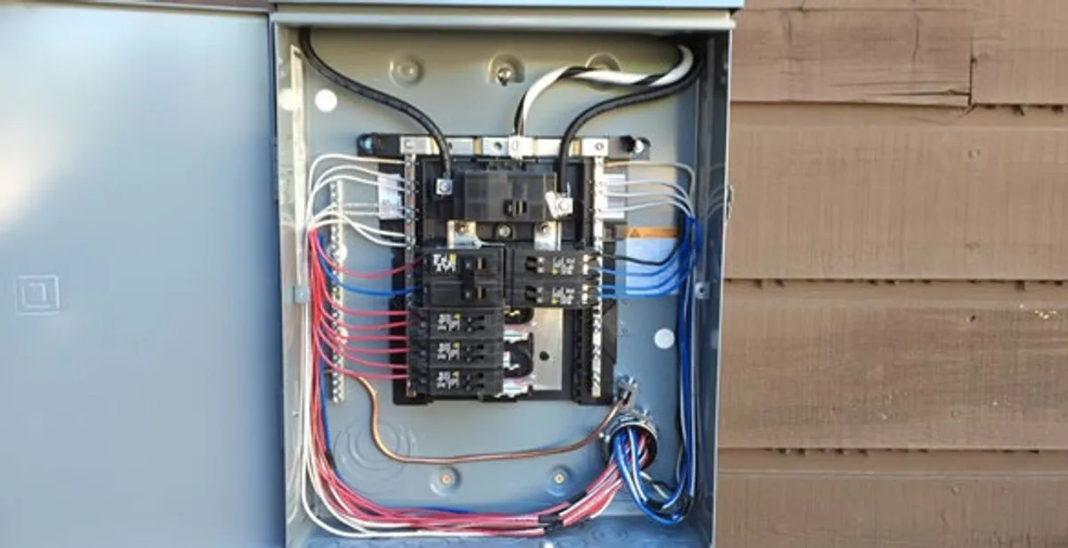 electrical panel upgrade service featuring newly installed electrical panel wired by licensed electricians in Santa Rosa, CA