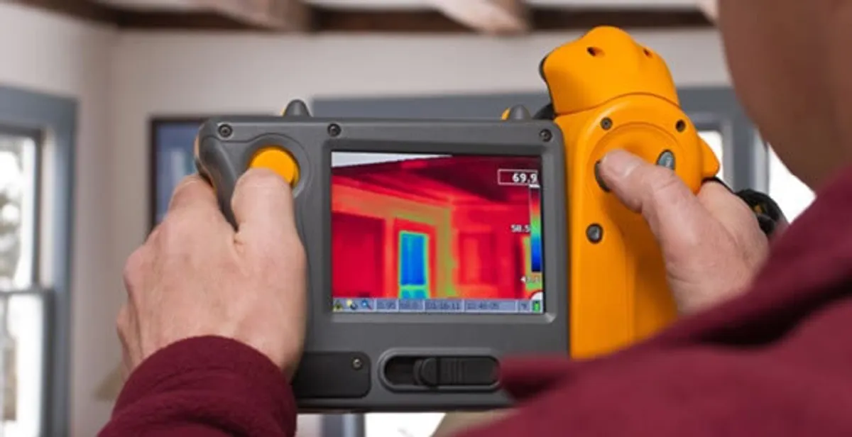 home energy audit service capturing thermal readings to analyze insulation and electrical efficiency in Santa Rosa, CA