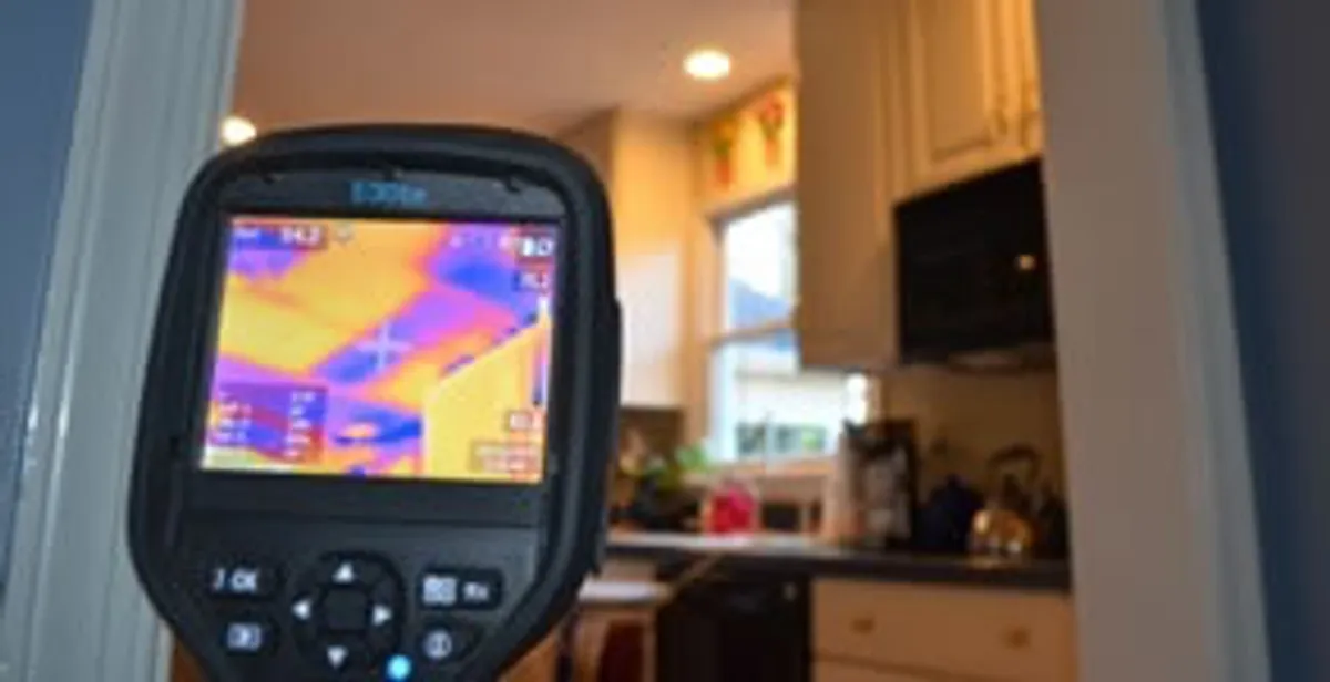home energy audit service using thermal imaging to evaluate electrical efficiency inside a home in Santa Rosa, CA