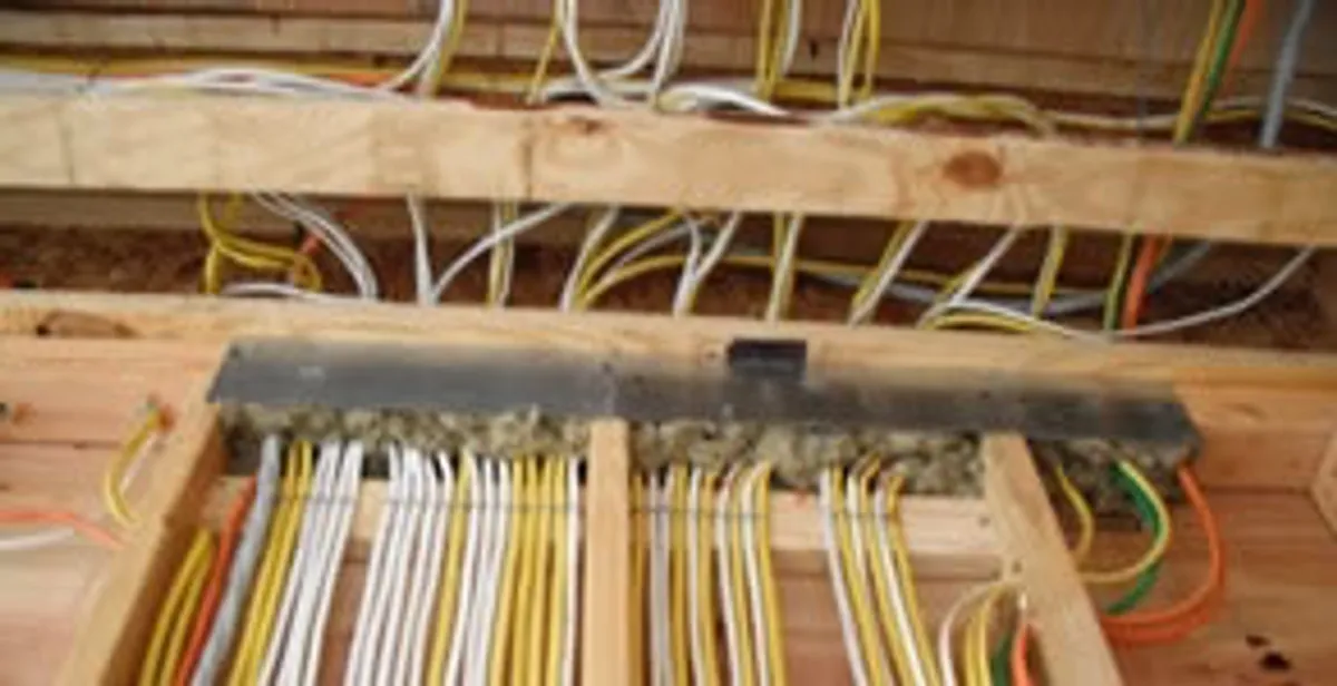 new construction wiring services with organized electrical rough-in performed by licensed electricians in Santa Rosa, CA